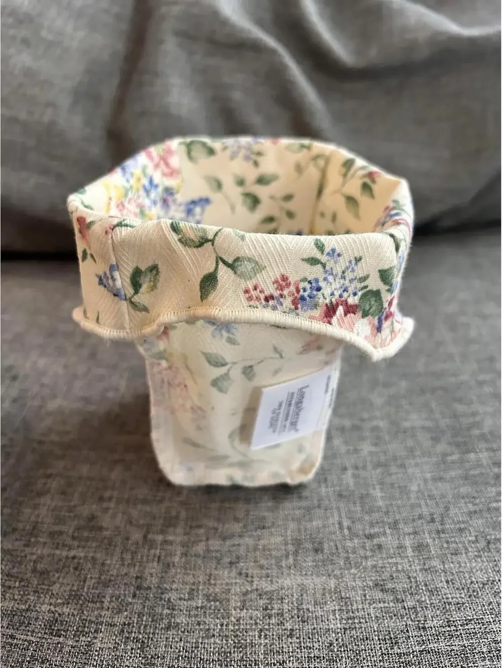 Longaberger 2004 Horizon Of Hope Basket Liner In Spring Floral Fabric